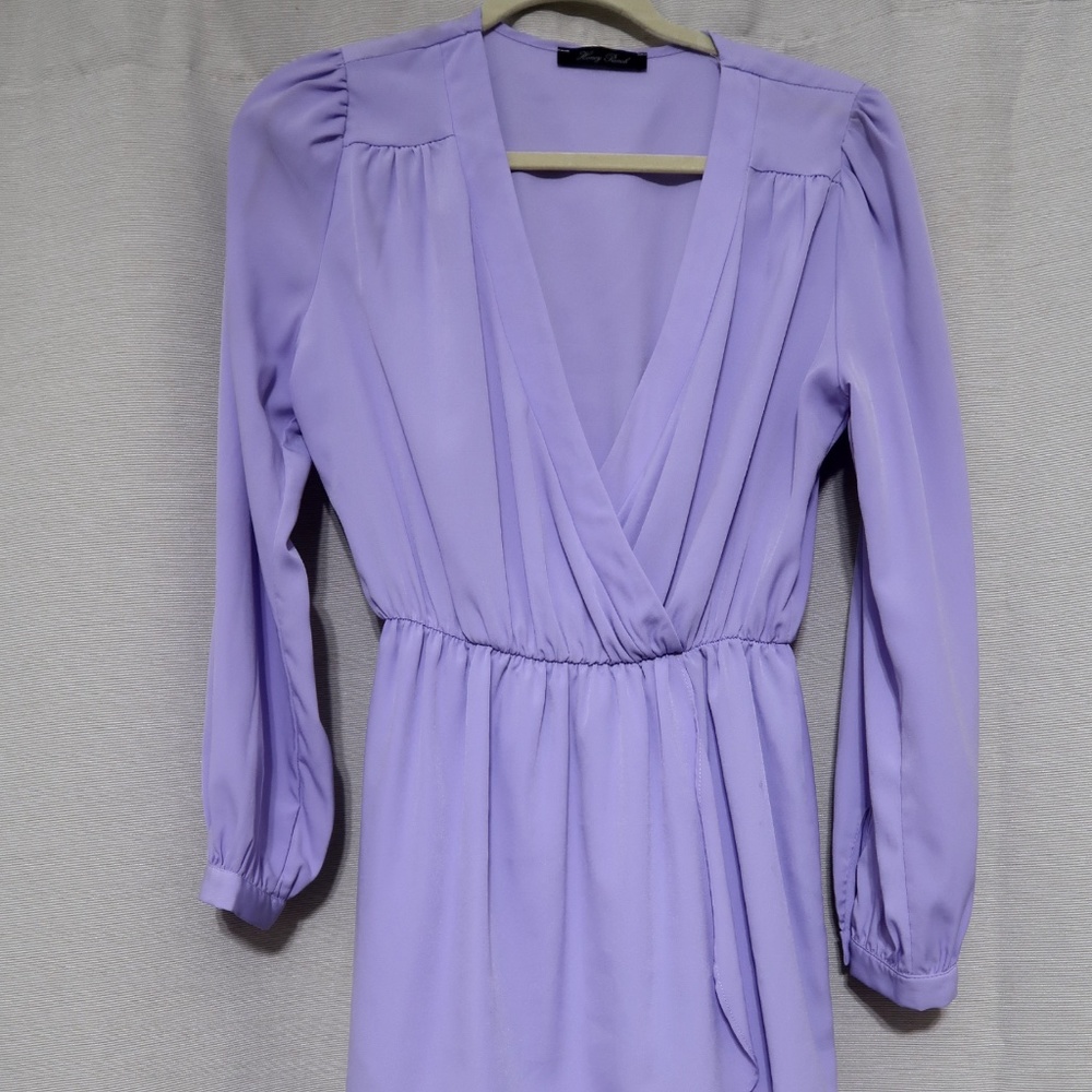 Lavender Summer Weight Mini Dress